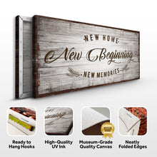 Load image into Gallery viewer, New Home, New Beginning Sign IV