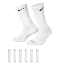 Load image into Gallery viewer, Nike Dri-Fit 6-Pack Cushioned Crew Socks - White