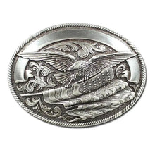 Load image into Gallery viewer, Nocona Carrying The Stars And Stripes - Belt Buckle