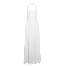 Load image into Gallery viewer, Halter Mesh Stitching Sexy Fashionable All Match High Waist Large Dress Maxi Dress