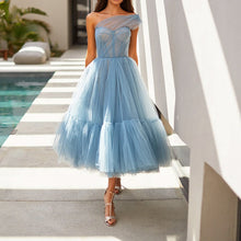Load image into Gallery viewer, Autumn Winter Women Princess Dress Sleeveless Dress Banquet Dress Host