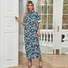 Load image into Gallery viewer, Women Clothing Autumn Middle East Muslim Casual Robe Dress