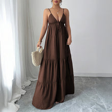 Load image into Gallery viewer, Elegant Camisole Tube Top Long Dress Women Clothing Autumn Winter