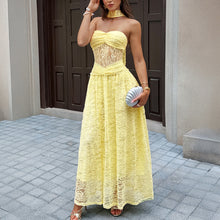 Load image into Gallery viewer, Sexy Vacation Tube Top Dress Spring Women Clothing