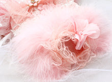 Load image into Gallery viewer, Unique Pet Feather Tutu Dog Lace Dress Princess Dress Pink Swan for Wedding Party Birthday Festival One Piece