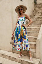 Load image into Gallery viewer, Sexy Women Clothing Sling Graffiti Printing Sleeveless Swing Dress Amplified craft
