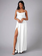 Load image into Gallery viewer, Women Clothing Sexy Slimming Slim Fit Backless Suspenders Waist Tight Formal Dress