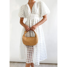 Load image into Gallery viewer, Spring Summer Multi Color Lantern Sleeve Dress Casual Party Dress Women