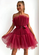 Load image into Gallery viewer, Top Mesh Graceful Bow Tutu Dress Women