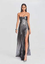 Load image into Gallery viewer, Summer Chest Wrapped Dress Stylish Texture Sexy Slit Women Evening Dresses