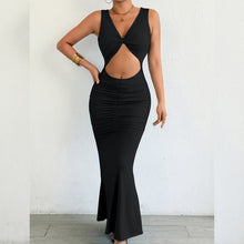 Load image into Gallery viewer, Autumn Winter Women Maxi Dress Slim Fishtail Sheath Sexy Dress