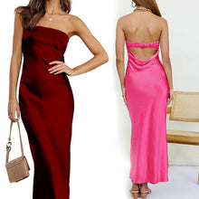Load image into Gallery viewer, Ladies Dress Sexy Tube Top Dress Sexy Backless Formal Dress Women Clothing
