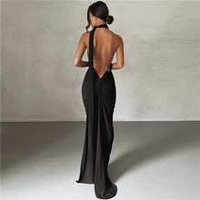 Load image into Gallery viewer, Summer Women Clothing Sexy Backless Halter Sheath Slim Fit Evening Dress Dress for Women