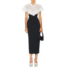 Load image into Gallery viewer, Elegant Socialite Chanel Dress High Grade Lace Stitching Shawl Slim Slimming Sheath Dress