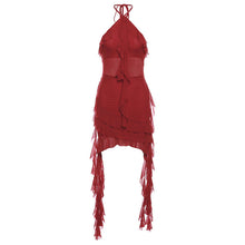 Load image into Gallery viewer, Summer Women Clothing Solid Color Slim High Waist Street Halter Backless Dress