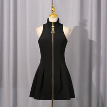 Load image into Gallery viewer, Sexy Graceful Vest Short Dress Autumn Niche Design Solid Color Dress Women