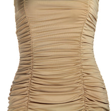 Load image into Gallery viewer, Spring Summer Women Clothing Sexy Tube Top Nightclub Ruffle Hip Dress