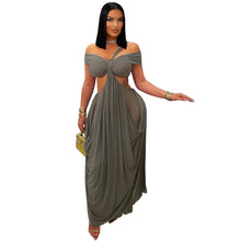 Load image into Gallery viewer, Women Wear Sexy Bandeau Slim Fit Sheer Mesh Dress