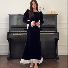 Load image into Gallery viewer, Fall Long Elegant Graceful Waist Dress