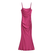 Load image into Gallery viewer, Sexy Sexy Pleated Boning Corset Strap Dress Summer Waisted Slim Fit Package Hip Dress