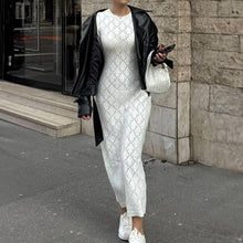 Load image into Gallery viewer, Elegant Elegant Long Sleeve Narrow Maxi Dress Women Clothing Autumn Winter