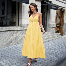 Load image into Gallery viewer, Women Clothing Summer Elegant Easy Matching Sling Long Dress