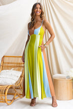 Load image into Gallery viewer, Summer Positioning Striped Printed Sweet Sling Mid Length Dress