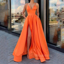 Load image into Gallery viewer, Satin Wedding Dress Spring Bridal Wedding Tube Top Slimming Simple Floor-Length Banquet Dress