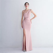 Load image into Gallery viewer, Folding Beaded Craft Toast Clothing Long Shoulder Appreciation Dinner Slim Fit Fishtail Wedding
