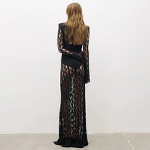 Load image into Gallery viewer, Autumn Winter French Lace Long Sleeve Lining Dress Women Clothing Dress Sexy Evening Dress Christmas