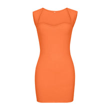 Load image into Gallery viewer, Spring Summer Women Clothing Sexy Nightclub Dress Sleeveless Knitted Hip Spaghetti Straps Dress