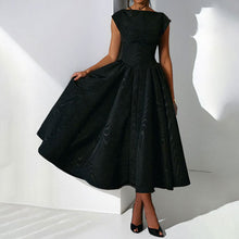 Load image into Gallery viewer, Spring French Sexy Elegant Waist Slimming Sleeveless Back Hollow Out Cutout Dress