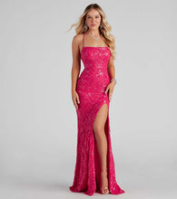 Load image into Gallery viewer, Sexy off Neck Sequined Evening Dress Elegant Slit Cocktail Party Dress