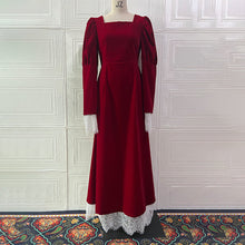 Load image into Gallery viewer, Fall Long Elegant Graceful Waist Dress
