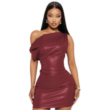 Load image into Gallery viewer, Crossbody Sheath Dress Women Clothing Sexy Nightclub Dress