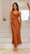 Load image into Gallery viewer, Summer Women Clothing Solid Color Satin Satin Sexy Suspenders Dress