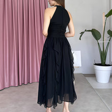 Load image into Gallery viewer, Summer Women Clothing French Ruffled Waist Slimming Dress