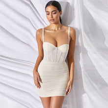 Load image into Gallery viewer, Mesh Summer Backless Design Sling Boning Corset Dress Women Clothing