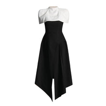 Load image into Gallery viewer, Elegant Vietnam Special Interest Design Detachable Pullover Patchwork Cami Dress Women Summer Slit Dress Women