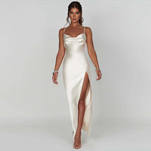 Load image into Gallery viewer, Women Clothing Summer Sexy Backless Slim Fit Split Sling Dress