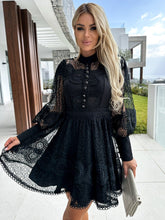 Load image into Gallery viewer, Sexy Lace Long Sleeve Dress