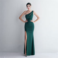 Load image into Gallery viewer, Folding Beaded Craft Toast Clothing Long Shoulder Appreciation Dinner Slim Fit Fishtail Wedding