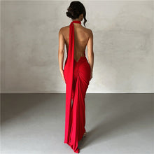Load image into Gallery viewer, Summer Women Clothing Sexy Backless Halter Sheath Slim Fit Evening Dress Dress for Women