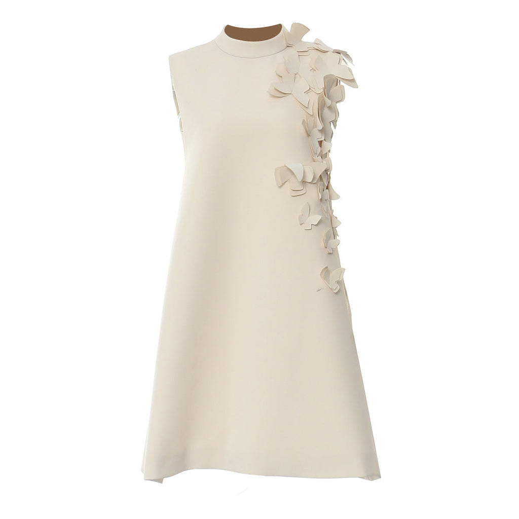 Autumn Winter Butterfly Shape Niche Irregular Asymmetric Evening Party Dress Dress Vest Dress Women