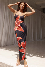 Load image into Gallery viewer, Summer Women Clothing Sexy Strap Floral Print Slim Fit Maxi Dress