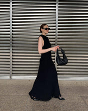 Load image into Gallery viewer, Beach Vacation Sexy Dress Knitted Sleeveless Tassel Maxi Dress Summer Women