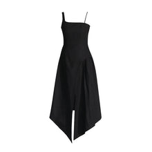 Load image into Gallery viewer, Elegant Vietnam Special Interest Design Detachable Pullover Patchwork Cami Dress Women Summer Slit Dress Women
