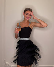 Load image into Gallery viewer, Date Dinner Socialite Sling Tassel Dress
