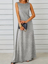 Load image into Gallery viewer, Sexy Sleeveless Dress Solid Color Mid Length Slim Strap Vest Dress