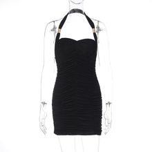 Load image into Gallery viewer, Women Clothing Winter Sexy Backless Halter Slim Sheath Dress Women
